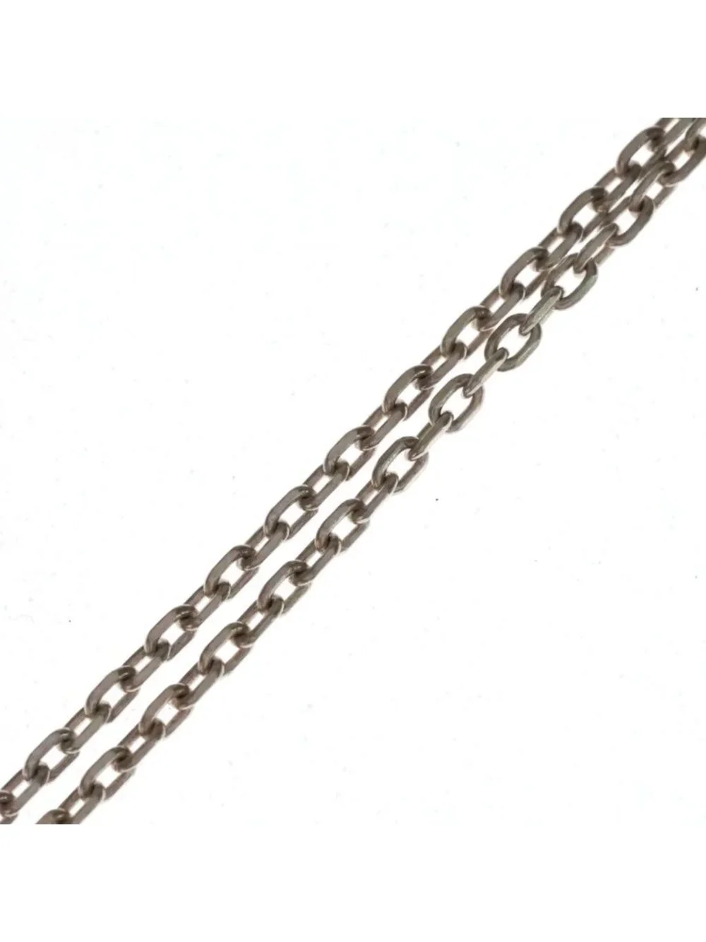 Gucci G Logo Plate Pendant Chain Silver Necklace